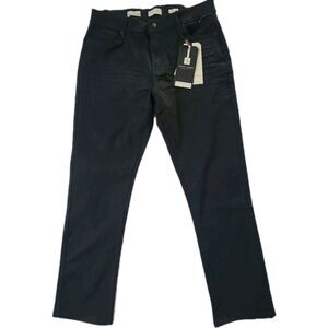 Scott James Slim Fit Stretch Pants Mens 34x30 Black 5-Pocket SJPT 7100284BLK